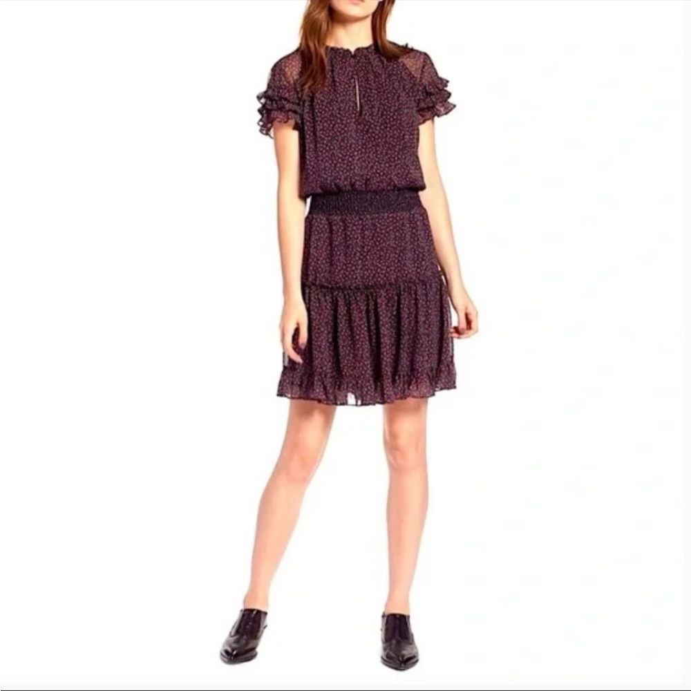 Rebecca Minkoff Lilian smocked floral dress. Size S